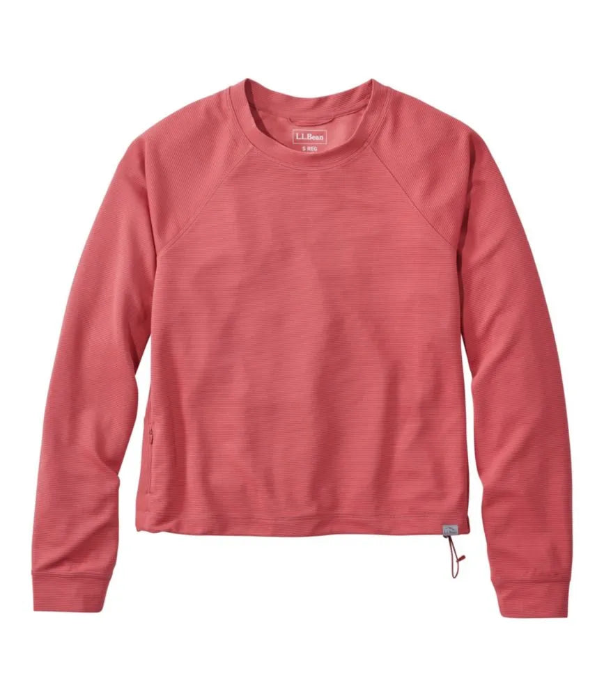 Women's VentureStretch Ottoman-Rib Pullover, Cropped