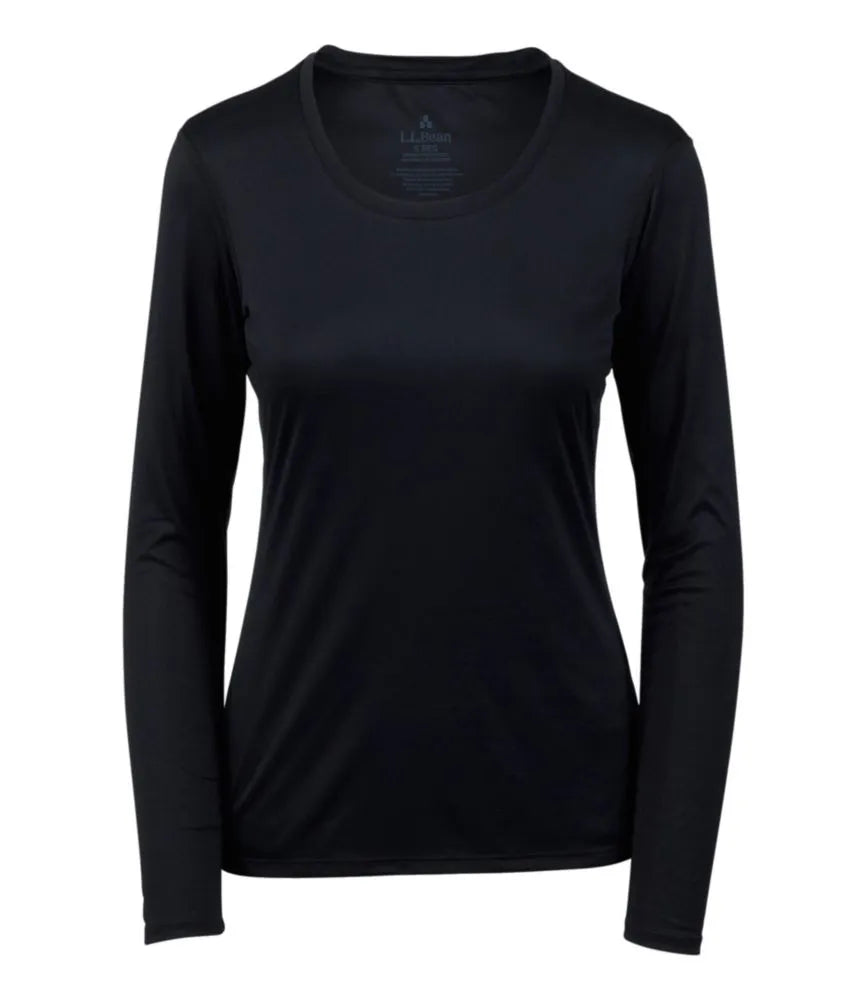 Women's L.L.Bean Synthetic Silk Base Layer Top, Long-Sleeve Scoopneck