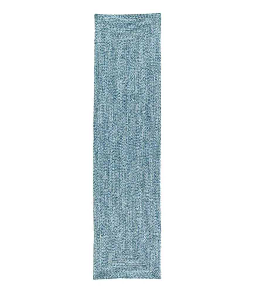 All-Weather Braided Runner, Concentric Pattern Rectangular