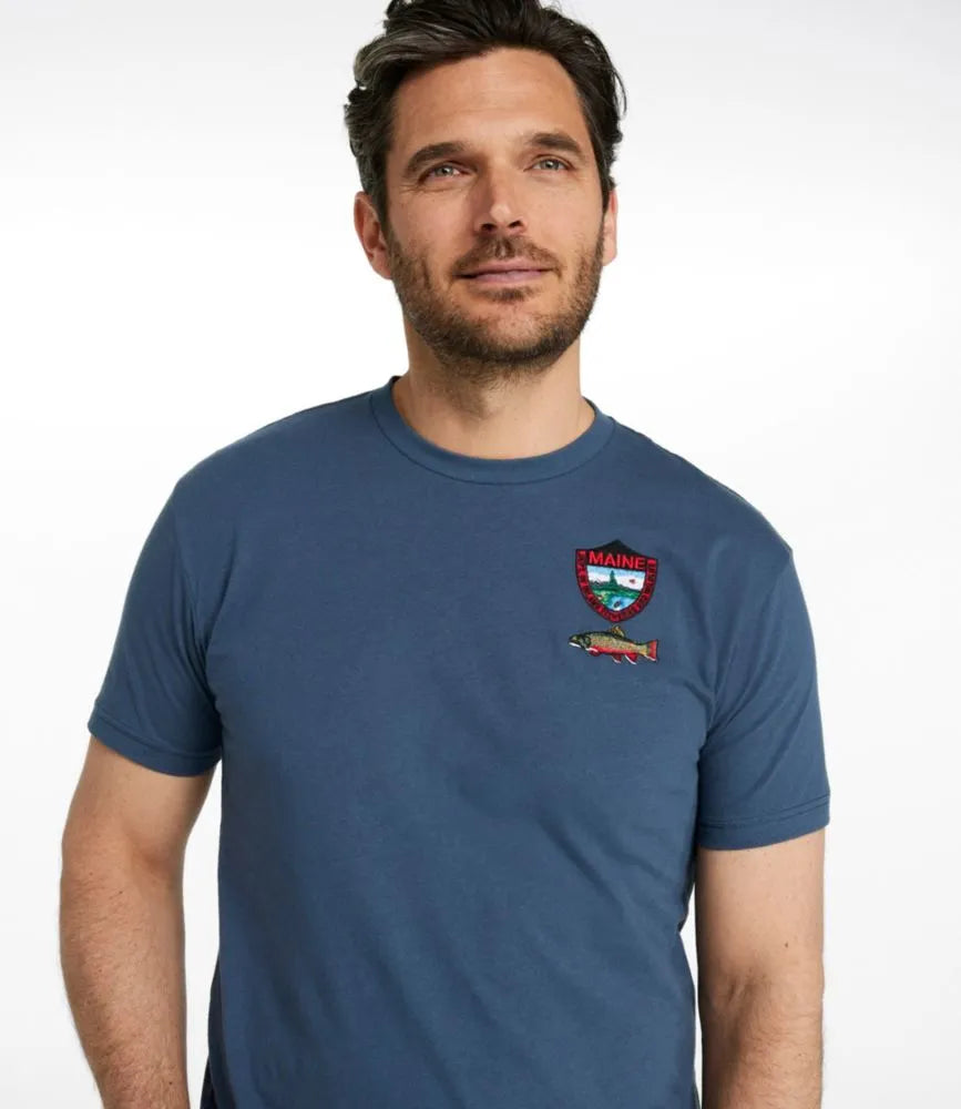 Men's MIF&W Tee, Short-Sleeve Brook Trout