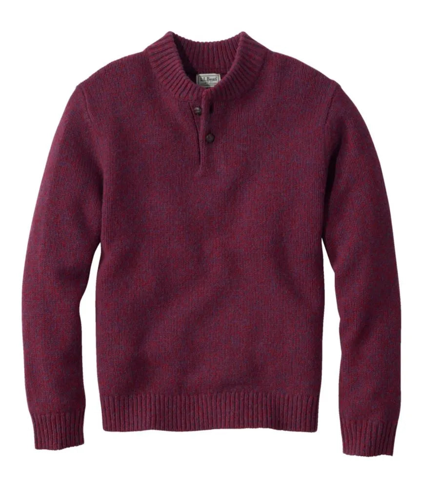 Men's L.L.Bean Classic Ragg Wool Sweater, Henley