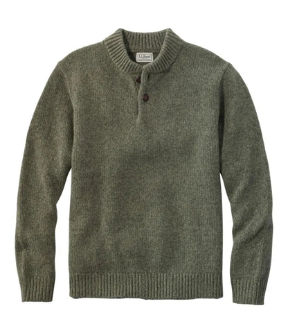 Men's L.L.Bean Classic Ragg Wool Sweater, Henley