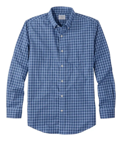 Men's Wrinkle-Free Kennebunk Sport Shirt, Slightly Fitted Check