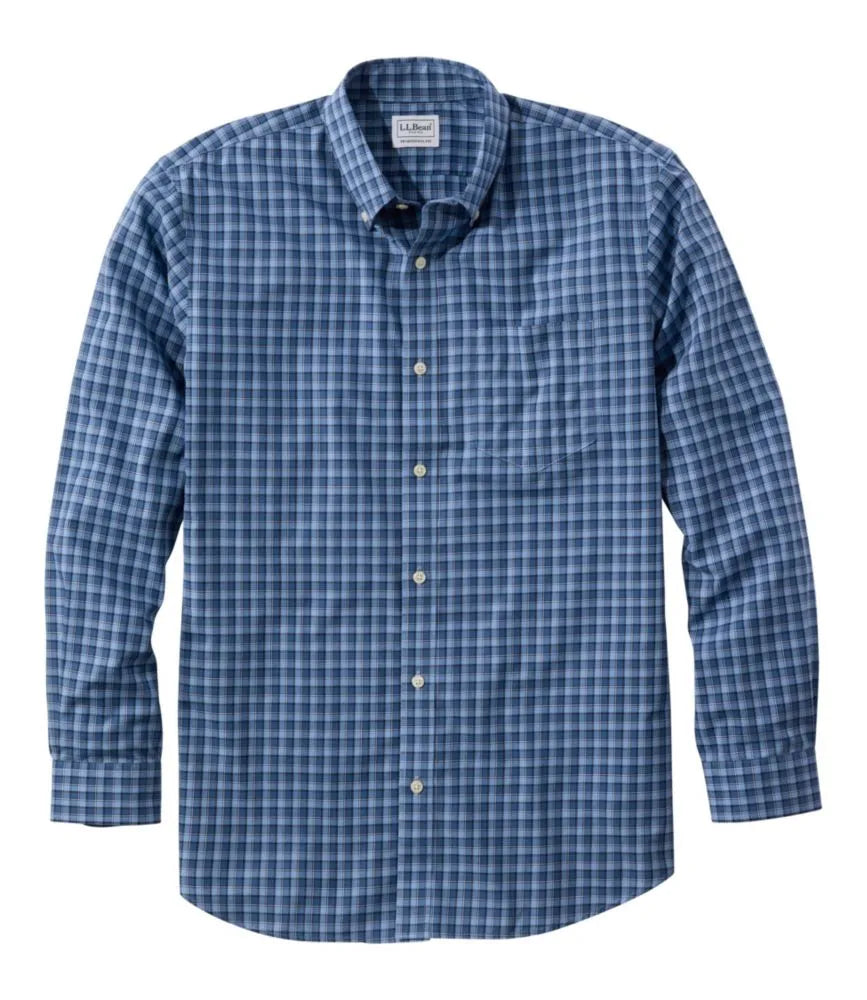 Men's Wrinkle-Free Kennebunk Sport Shirt, Traditional Fit Check
