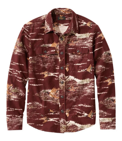 Men's Signature 1933 Chamois Cloth Shirt, Slim Fit, Pattern