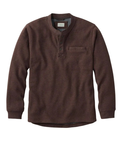 Men's Katahdin Iron Works® Bonded Waffle Fleece Henley