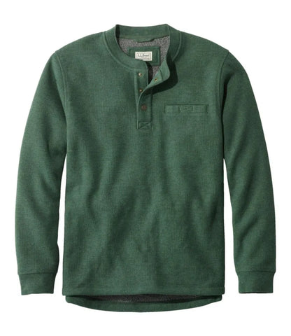 Men's Katahdin Iron Works® Bonded Waffle Fleece Henley