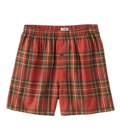 Men's Scotch Plaid Flannel Boxers