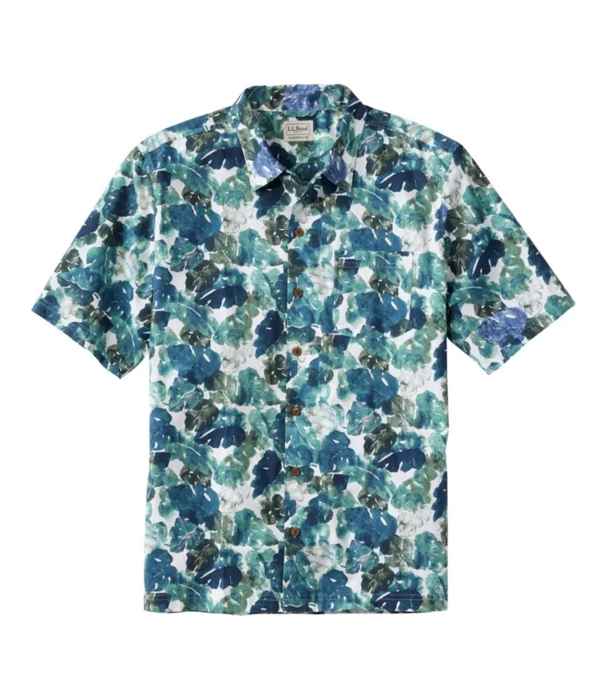 Men's Tropics Shirt, Short-Sleeve Print