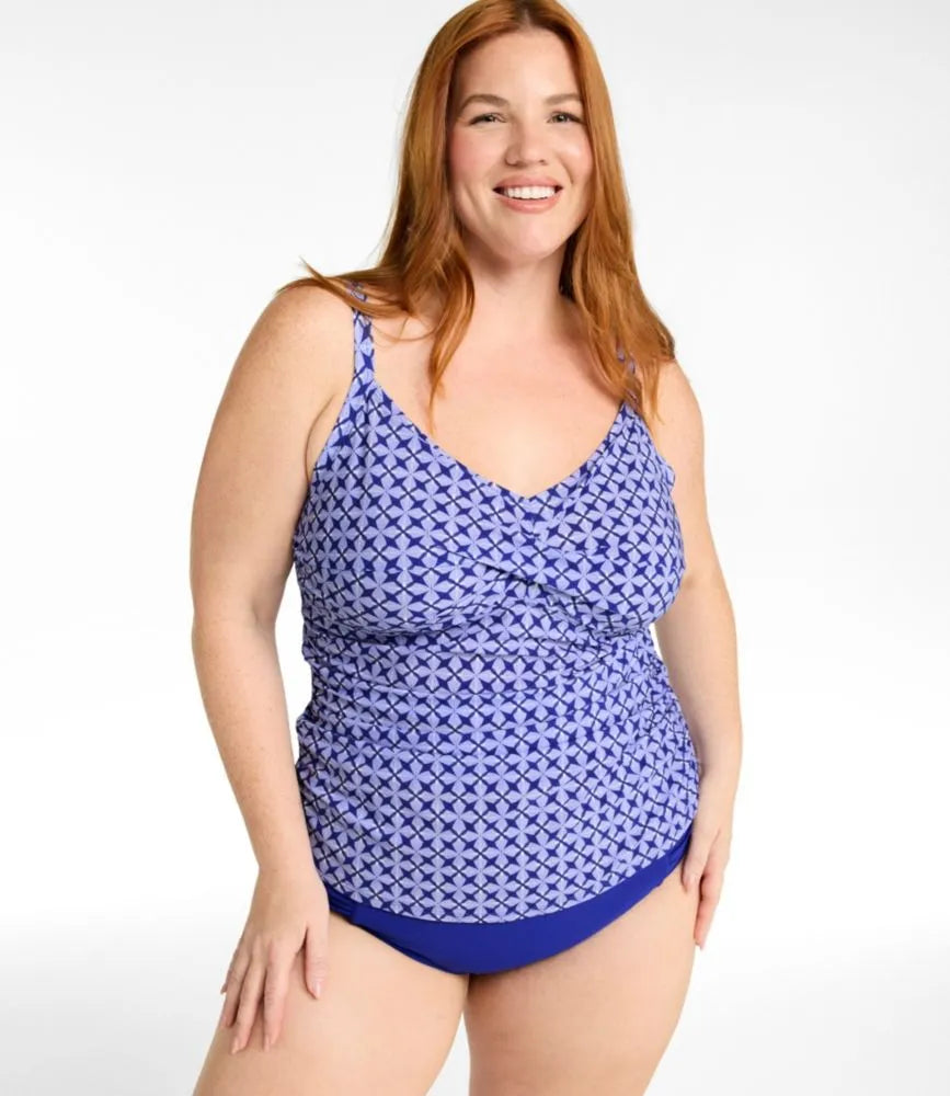 Women's Shaping Swimwear, Tankini Top Print