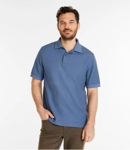 Men's Premium Double L® Polo, Banded Short-Sleeve Without Pocket