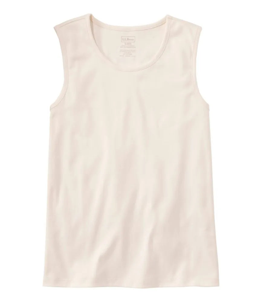 Women's Pima Cotton Tee, Shell