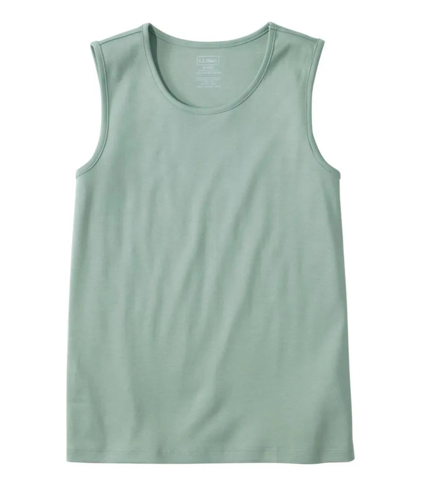 Women's Pima Cotton Tee, Shell