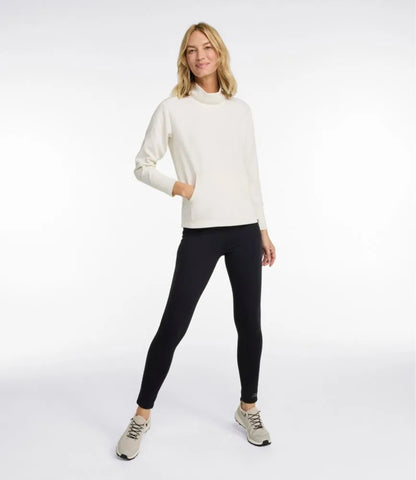 Women's PrimaLoft ThermaStretch Fleece Tights, Mid-Rise