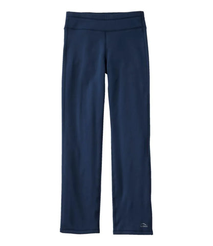 Women's PrimaLoft ThermaStretch Fleece Pants, Mid-Rise Straight-Leg