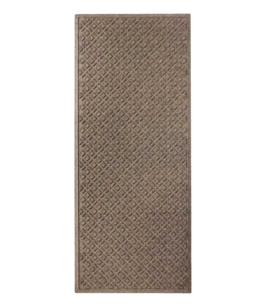 Heavyweight Recycled Waterhog Mat, Runner, Plaid