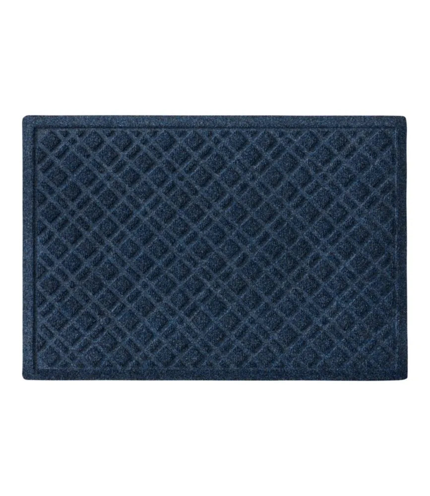 Heavyweight Recycled Waterhog Doormat, Plaid
