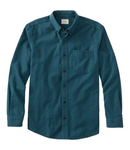 Men's Wicked Good Flannel Shirt, Slightly Fitted, Houndstooth