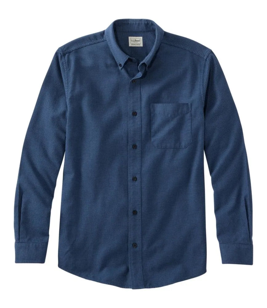 Men's Wicked Good Flannel Shirt, Slightly Fitted, Houndstooth
