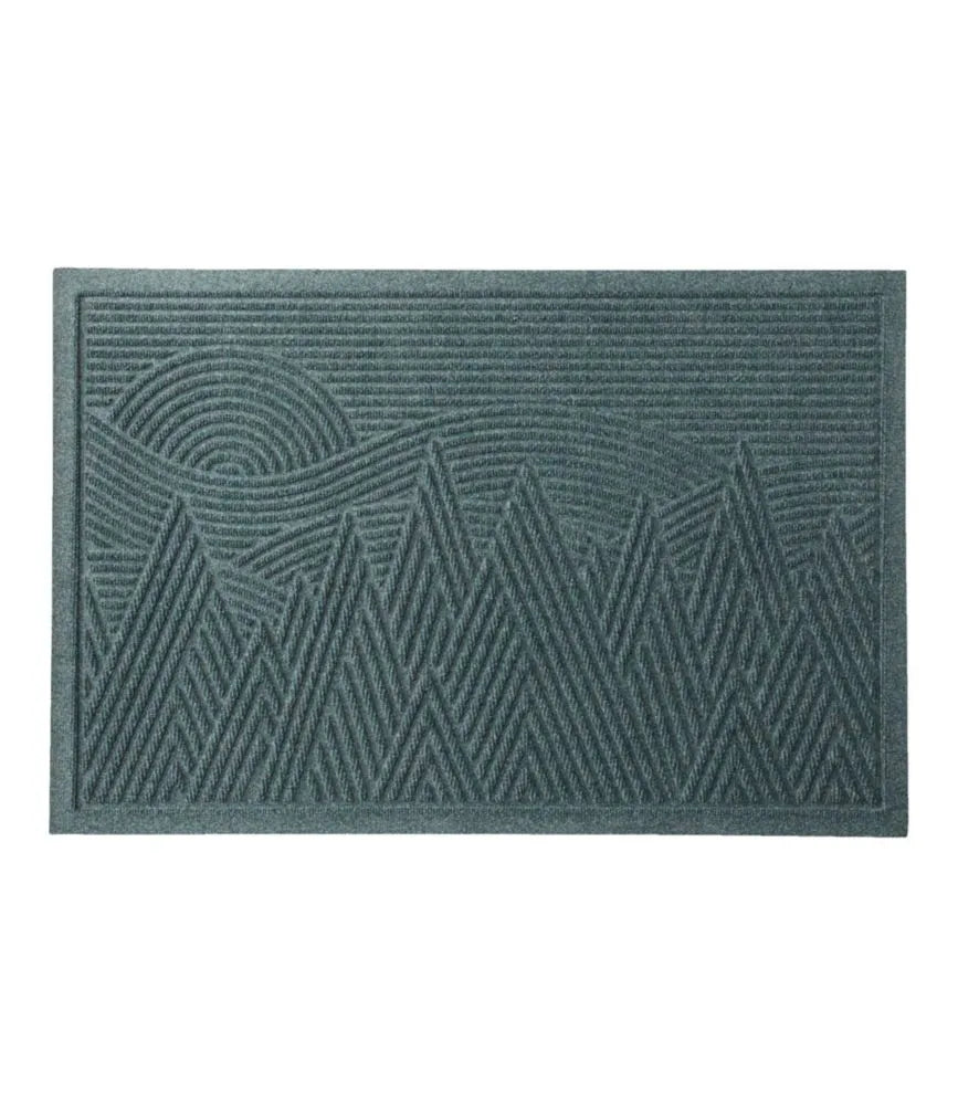 Everyspace Recycled Waterhog Doormat, Mountain Scene