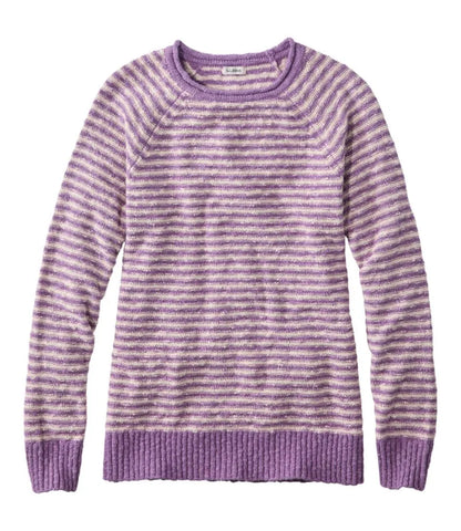 Women's Midweight Cotton Slub Rollneck Pullover Stripe