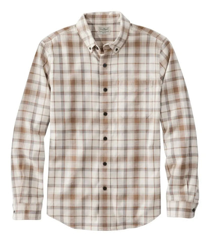 Men's Scotch Plaid Flannel Shirt, Slim Fit
