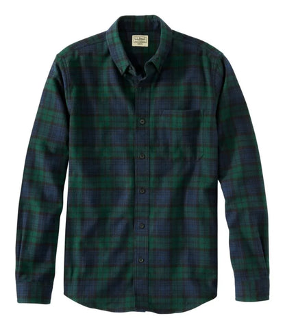 Men's Scotch Plaid Flannel Shirt, Slim Fit