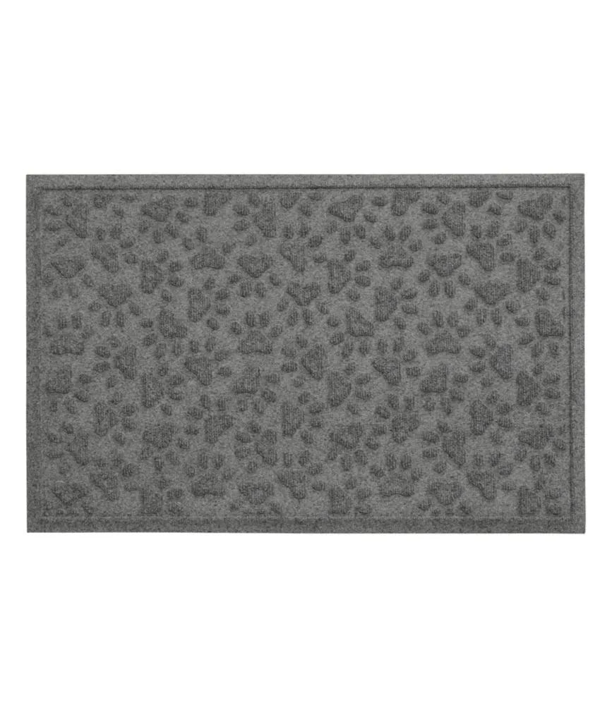 Recycled Waterhog Dog Mat, Scattered Paws