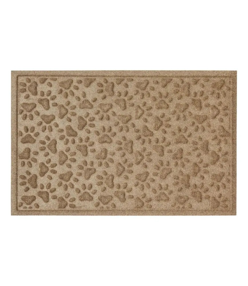 Recycled Waterhog Dog Mat, Scattered Paws