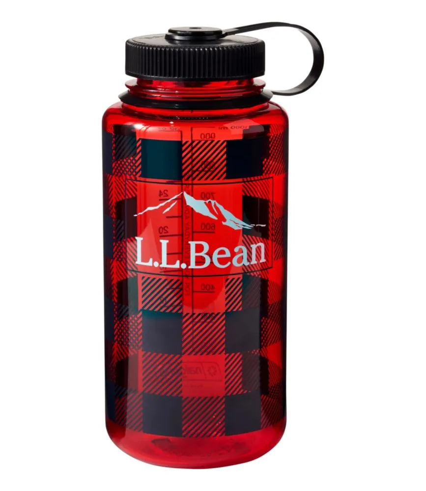 Nalgene Sustain Wide Mouth Water Bottle with L.L.Bean Print, 32 oz.