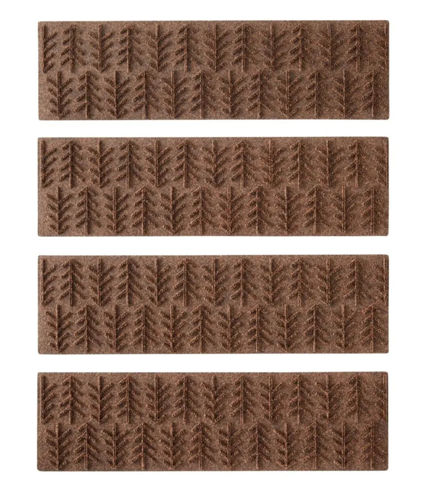 Everyspace Recycled Waterhog Mat, Stair Treads, Set of Four, Trees