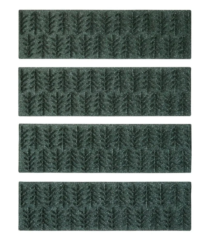 Everyspace Recycled Waterhog Mat, Stair Treads, Set of Four, Trees