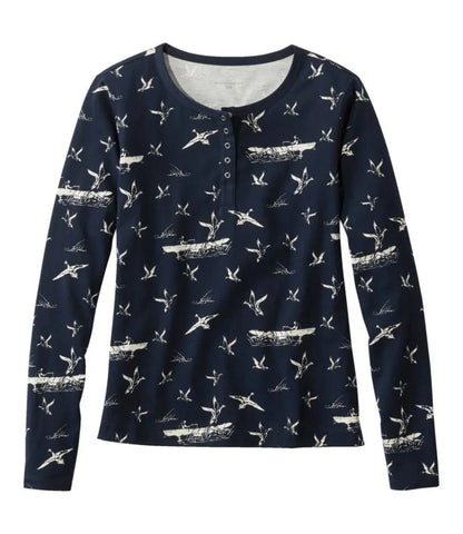 Women's Signature Rangeley Cotton Tee, Henley