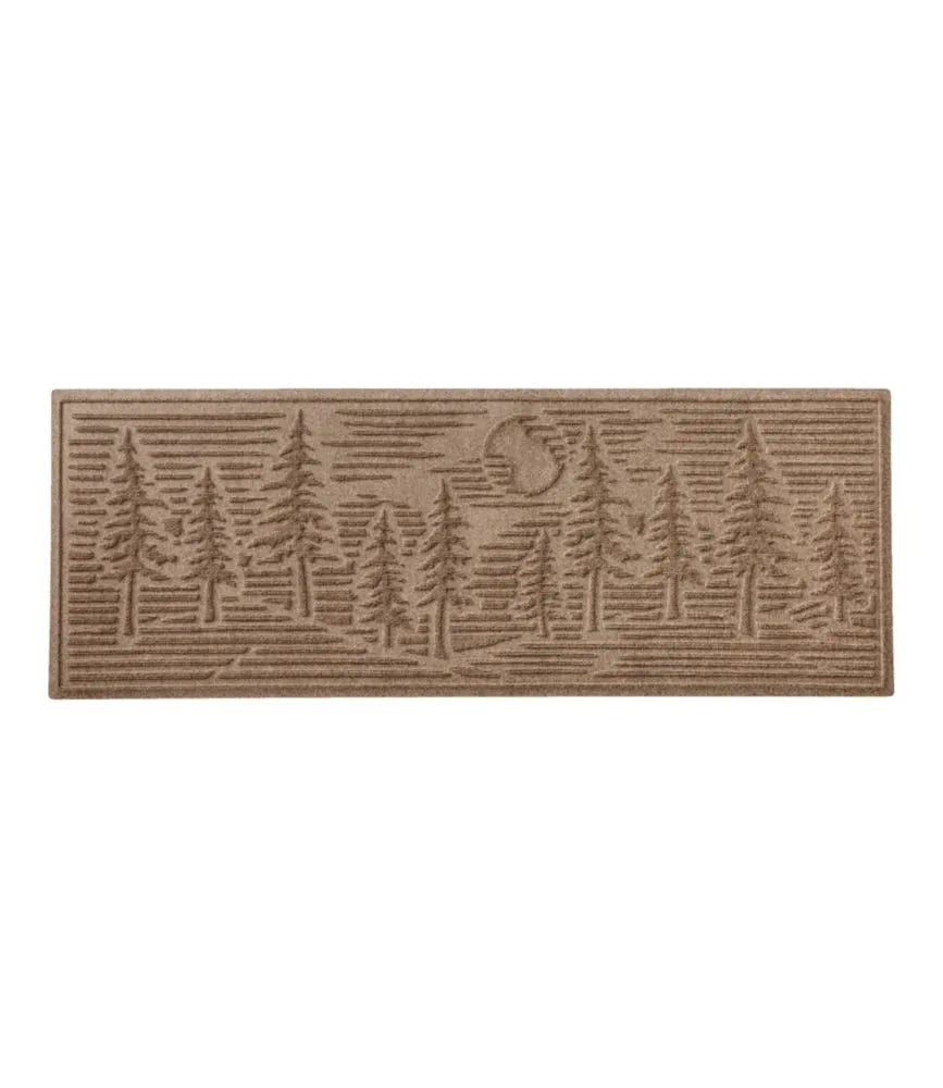 Everyspace Recycled Waterhog Wide Doormat, Pine Trees