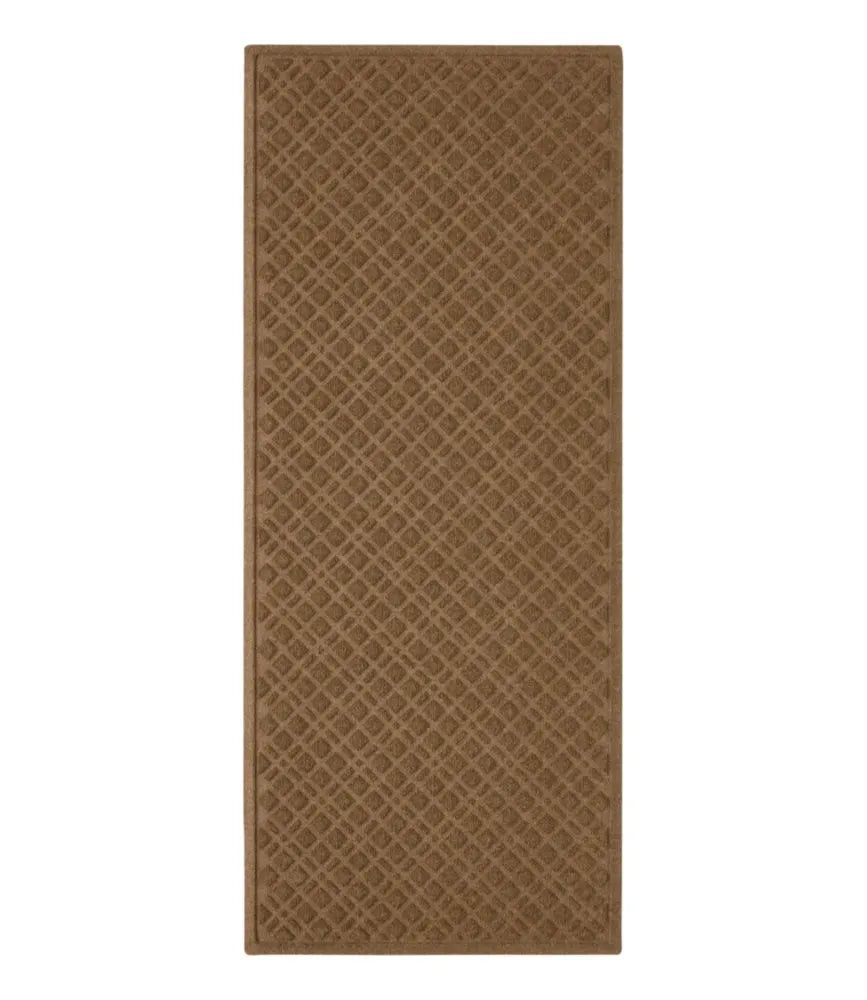 Heavyweight Recycled Waterhog Mat, Runner, Plaid