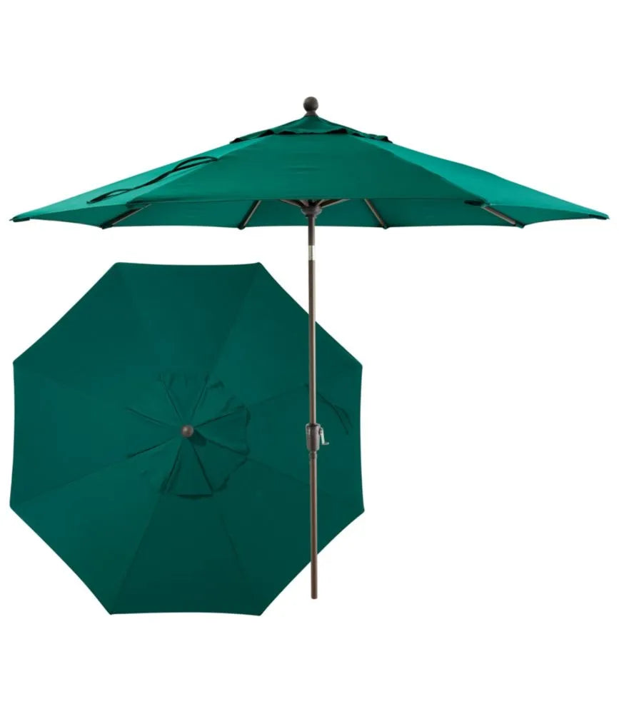Weather-Resistant 9' Market Umbrella, Push Button