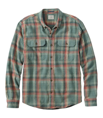 Men's 1912 Field Flannel Shirt, Slightly Fitted Untucked Fit, Plaid