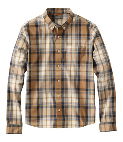 Men's Signature Stretch Poplin Shirt, Long-Sleeve, Slim Fit