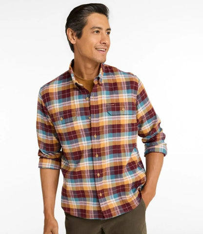 Men's Stonecoast Hemp Shirt, Long-Sleeve, Slightly Fitted Untucked Fit