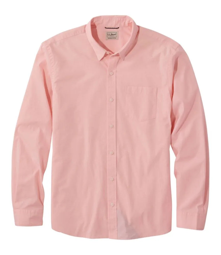 Men's Comfort Stretch Performance® Shirt, Long-Sleeve, Slightly Fitted Untucked Fit