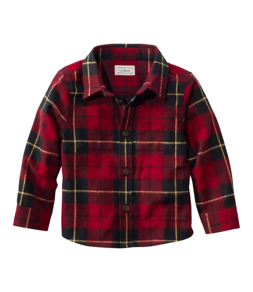 Toddlers' Scotch Plaid Flannel Shirt