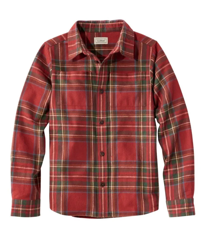 Kids' Scotch Plaid Flannel Shirt