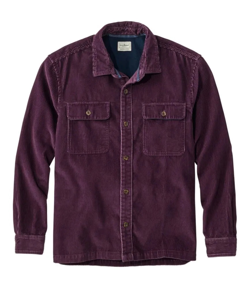 Men's Rangeley Corduroy Shirt, Slightly Fitted