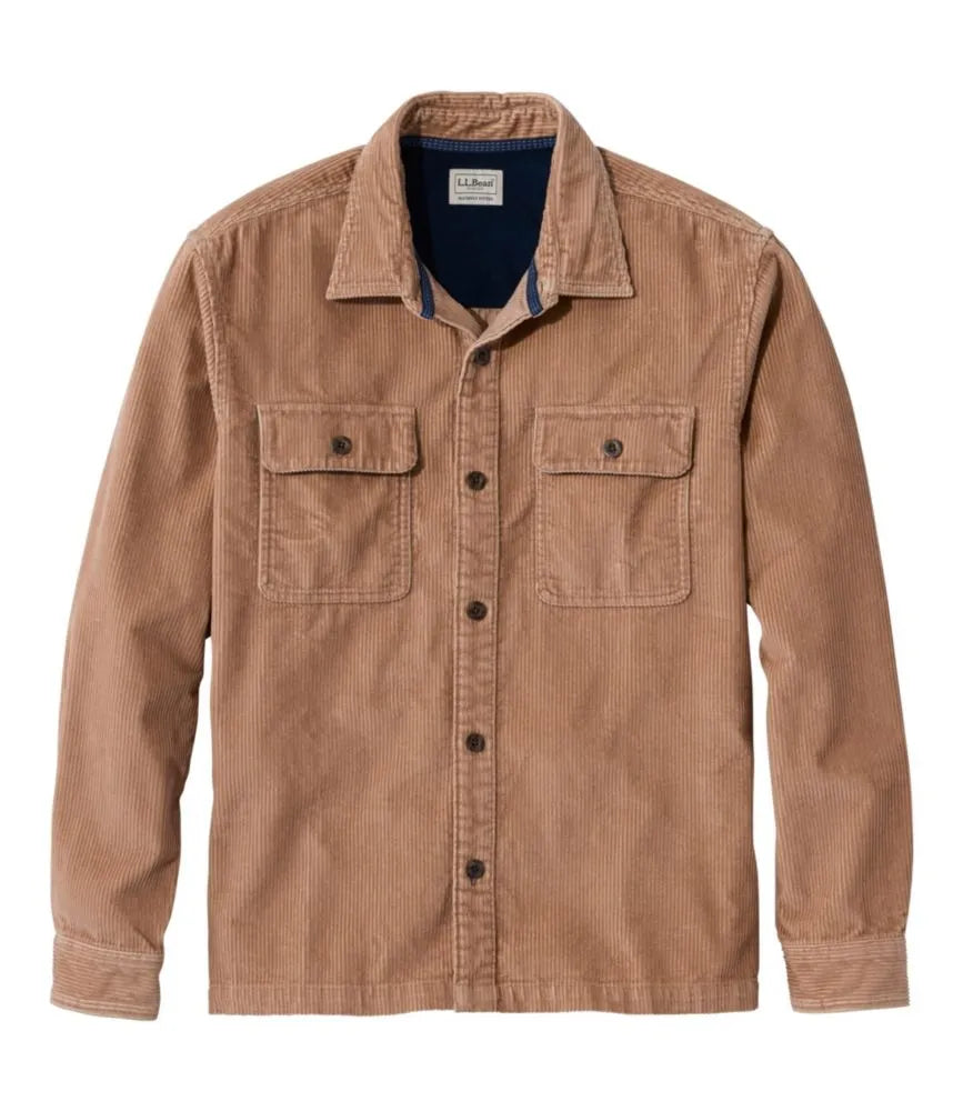 Men's Rangeley Corduroy Shirt, Slightly Fitted