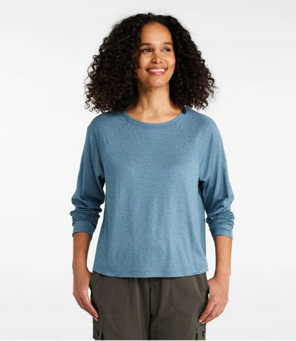 Women's Movement Essential Tee, Long-Sleeve Cropped