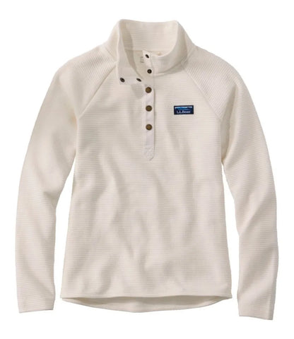 Women's Lakewashed Double-Knit Quarter-Snap