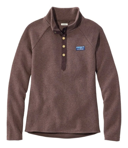 Women's Lakewashed Double-Knit Quarter-Snap