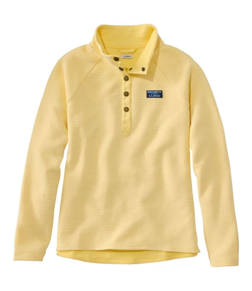 Women's Lakewashed Double-Knit Quarter-Snap