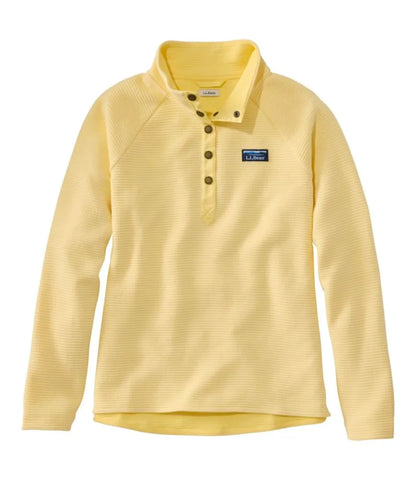 Women's Lakewashed Double-Knit Quarter-Snap
