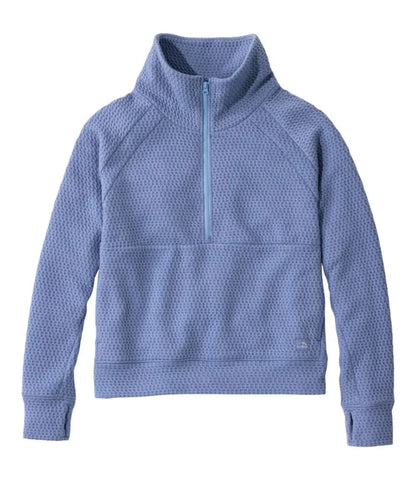 Women's Ridgeknit Half-Zip Pullover, Oversized